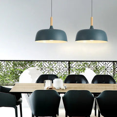 Lamparas colgantes isla cocina diseño sencillo de semicírculo negro