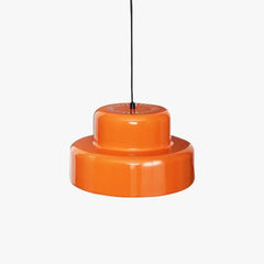Lampara colgante naranja estilo vintage para comedor