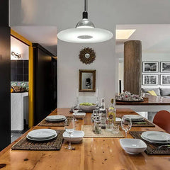 Lamparas led colgantes circulares diseño moderno para comedor