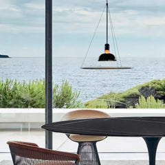 Lamparas led colgantes circulares diseño moderno para comedor