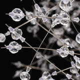 Lampara colgante de cristal diseño lujoso estilo diente de león