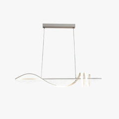Lampara colgante led espiral diseño moderno y creativo para interiores