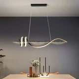 Lampara colgante led espiral diseño moderno y creativo para interiores