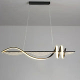 Lampara colgante led espiral diseño moderno y creativo para interiores