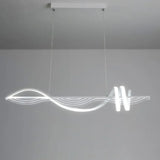 Lampara colgante led espiral diseño moderno y creativo para interiores