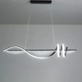 Lampara colgante led espiral diseño moderno y creativo para interiores