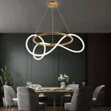 Lámpara colgante de diseño con LED y difusor flexible de silicona para comedor