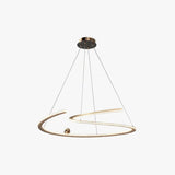 Lamparas led colgantes modernas diseño circular para salón