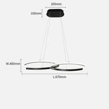 Lampara led modernas colgantes diseño creativo para comedor