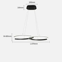 Lampara led modernas colgantes diseño creativo para comedor