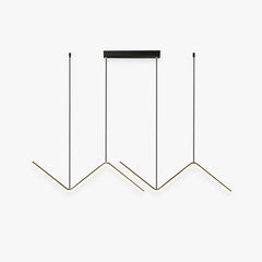 Lamparas led colgantes para comedor diseño creativo de líneas