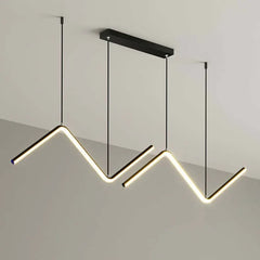 Lamparas led colgantes para comedor diseño creativo de líneas