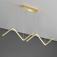 Lamparas led colgantes para comedor diseño creativo de líneas