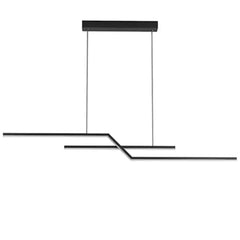 Lampara suspendida lineal diseño moderno y creativo para comedor