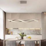 Lampara led lineal colgante diseño moderno y alargado