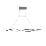 Lampara led lineal colgante diseño moderno y alargado