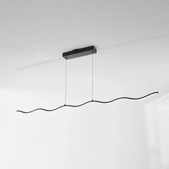 Lampara colgante lineal led diseño moderno y creativo