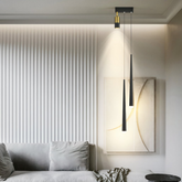 Lámpara colgante moderna y lujosa LED altura regulable para salón