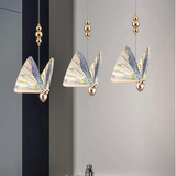 Lámpara Colgante Mariposa LED Moderna Multicolor para Mesita de Noche