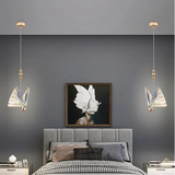 Lámpara Colgante Mariposa LED Moderna Multicolor para Mesita de Noche