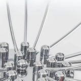 Lámpara de techo Sputnik moderna de metal con LED para salón