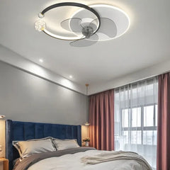 Ventiladores de techo con luz pequeños con control remoto LED