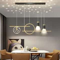 Lamparas colgantes de led diseño moderno y creativo estilo cielo estrellado