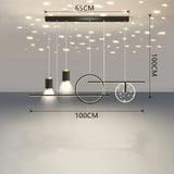 Lamparas colgantes de led diseño moderno y creativo estilo cielo estrellado