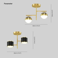 Lamparas para baños de techo diseño moderno cielo estrellado pasillo