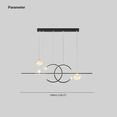 Estrellas decorativas comedor luz colgante moderna