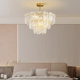 Lamparas tipo araña modernas de cristal para dormitorio