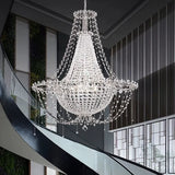 Arañas de cristal modernas para restaurante estilo ligero lujo