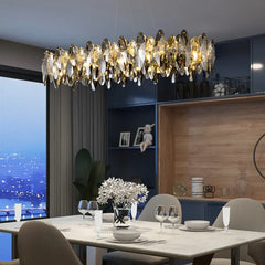 Lampara araña de cristal diseño moderno y creativo estilo lujoso