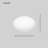 Lampara de jardin led luz solar colorida en forma ovalada
