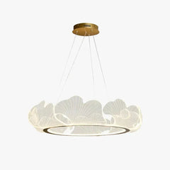 Lámpara colgante LED en forma de hoja de loto moderna