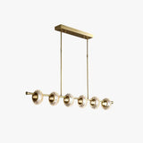 Lamparas de techo colgantes para comedor diseño lujo dorado