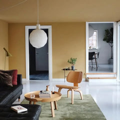 Lámpara colgante blanco diseño creativo esférico de papel para salón