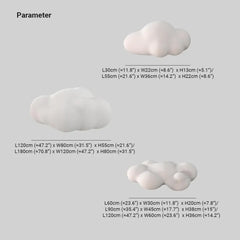 Farolas exteriores de jardin pie LED forma nube