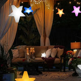 Luces para exterior decorativas con forma de estrella