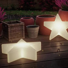 Luces para exterior decorativas con forma de estrella