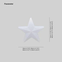 Luces para exterior decorativas con forma de estrella