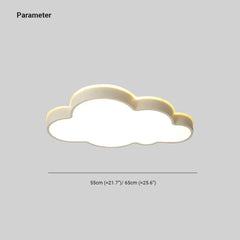 Lampara juveniles diseño creativo en forma de nube para techo