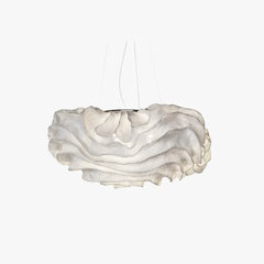 Lámpara de diseño colgante LED en metal con forma floral para salón