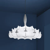 Lamparas blancas colgantes estilo vintage lotus comedor