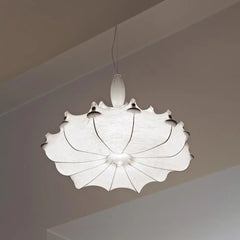 Lamparas blancas colgantes estilo vintage lotus comedor