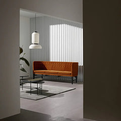 Lamparas blancas colgantes diseño de linterna de tela