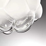 Lámpara Colgante de Vidrio en Forma de Flor para Comedor