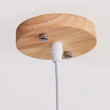 Techo lamparas de madera colgantes diseño moderno en forma de caracol
