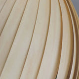 Techo lamparas de madera colgantes diseño moderno en forma de caracol