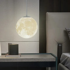Lamparas de techo para sala modernas diseño en forma de luna